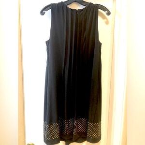 NWT Calvin Klein studded & pleated dressy tunic with